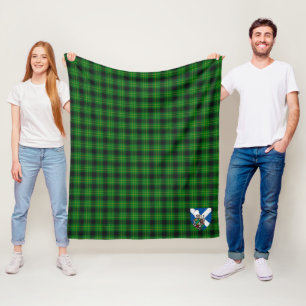 Scotts MacArthur Ancient Hunting Tartan Kariert Fleecedecke