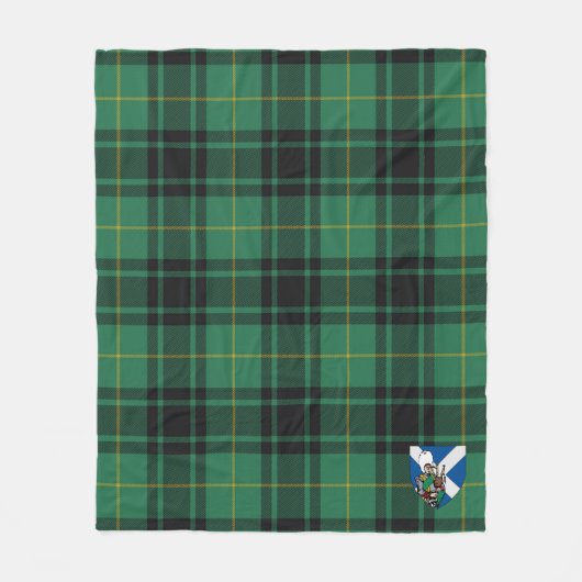 Scotts MacArthur Ancient Tartan Kariert Fleecedecke (Vorderseite)