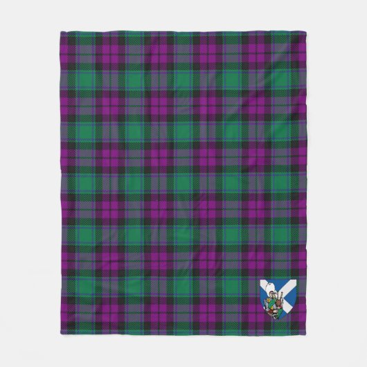 Scotts MacArthur Milton Tartan Kariert Fleecedecke (Vorderseite)