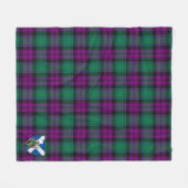 Scotts MacArthur Milton Tartan Kariert Fleecedecke (Vorderseite (Horizontal))