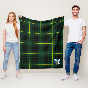 Scotts MacArthur Modern Tartan Kariert Fleecedecke