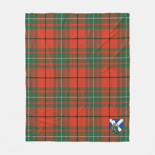 Scotts MacAulay Ancient Tartan Kariert Fleecedecke (Vorderseite)