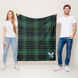 Scotts MacAulay Junting Ancient Tartan Kariert Fleecedecke
