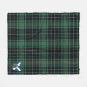 Scotts MacAulay Junting Ancient Tartan Kariert Fleecedecke (Vorderseite (Horizontal))