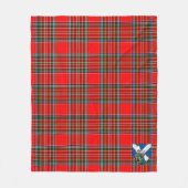Scotts MacBean Modern Tartan Kariert Fleecedecke (Vorderseite)