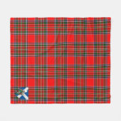Scotts MacBean Modern Tartan Kariert Fleecedecke (Vorderseite (Horizontal))