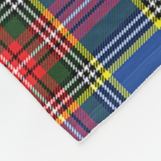 Scotts MacBeth Modern Tartan Kariert Fleecedecke (Ecke)