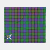 Scotts MacBrayne Tartan Kariert Fleecedecke (Vorderseite (Horizontal))