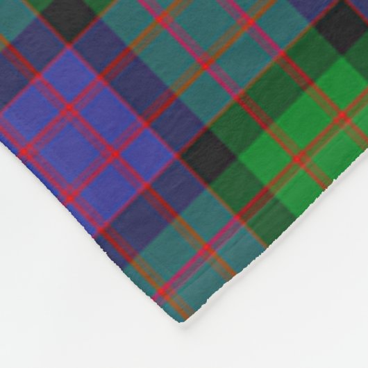 Scotts MacBrayne Tartan Kariert Fleecedecke (Ecke)