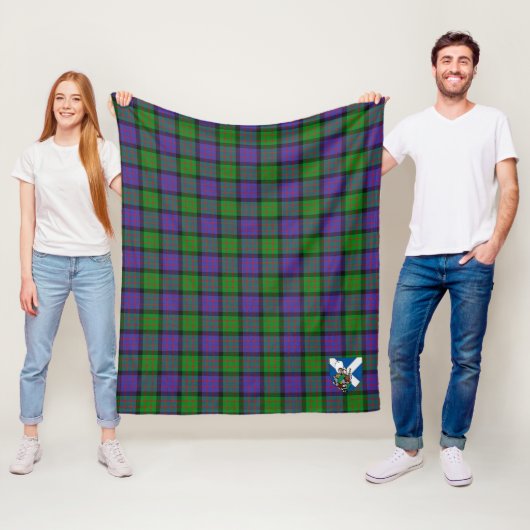 Scotts MacBrayne Tartan Karo Fleecedecke (Beispiel)