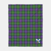 Scotts MacBrayne Tartan Karo Fleecedecke (Vorderseite)