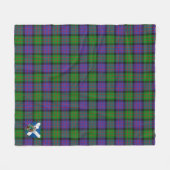 Scotts MacBrayne Tartan Karo Fleecedecke (Vorderseite (Horizontal))