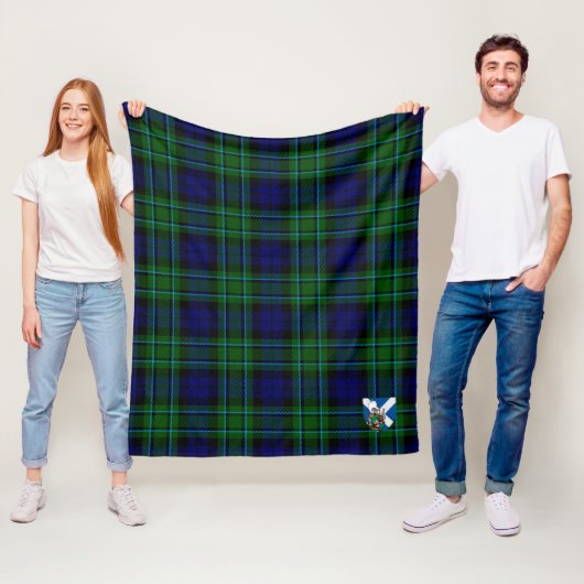 Scotts MacCallum Modern Tartan Kariert Fleecedecke (Beispiel)