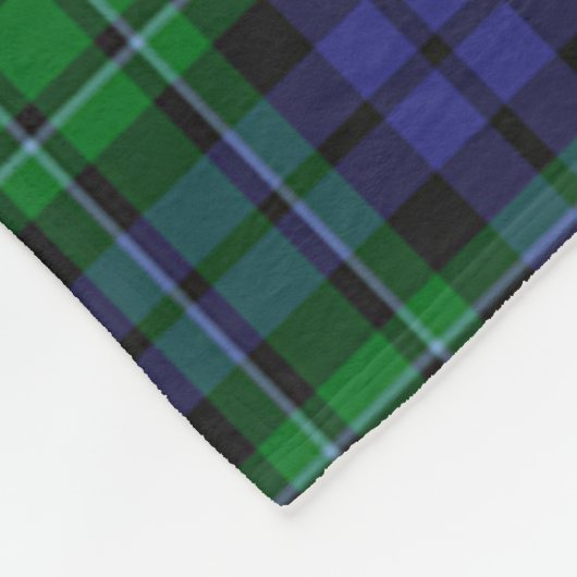 Scotts MacCallum Tartan Kariert Fleecedecke (Ecke)