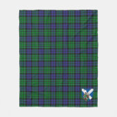 Scotts MacCallum Tartan Kariert Fleecedecke (Vorderseite)
