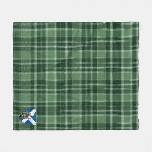 Scotts MacDonald Lord of the Isles Junting Tartan Fleecedecke (Vorderseite (Horizontal))