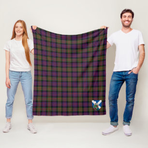 Scotts MacDonald Modern Tartan Kariert Fleecedecke