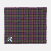 Scotts MacDonald Modern Tartan Kariert Fleecedecke (Vorderseite (Horizontal))