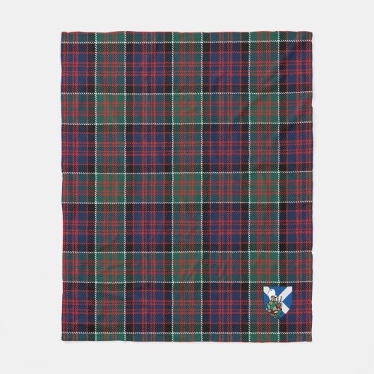 Scotts Macdonalds Tartan Kariert Fleecedecke (Vorderseite)