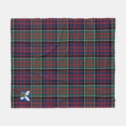 Scotts Macdonalds Tartan Kariert Fleecedecke (Vorderseite (Horizontal))