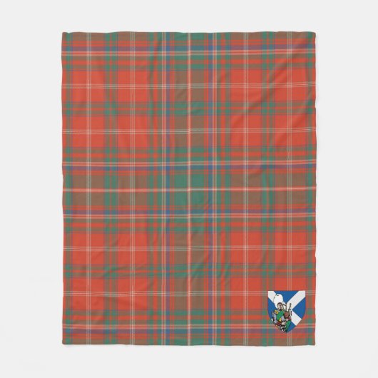 Scotts MacDougall Ancient Tartan Kariert Fleecedecke (Vorderseite)