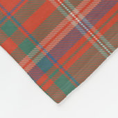 Scotts MacDougall Ancient Tartan Kariert Fleecedecke (Ecke)