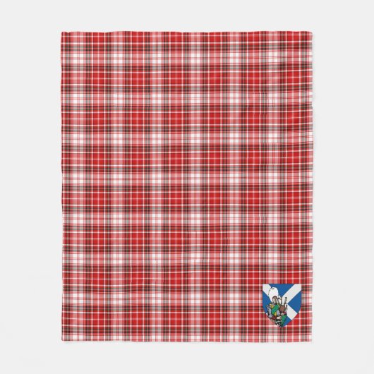 Scotts MacDougall Dress Tartan Kariert Fleecedecke (Vorderseite)