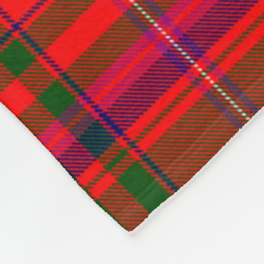 Scotts MacDougall Modern Tartan Kariert Fleecedecke (Ecke)
