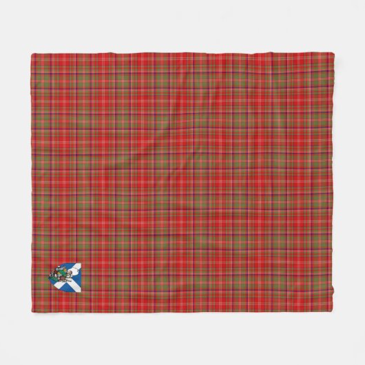 Scotts MacDougall Tartan Kariert Fleecedecke (Vorderseite (Horizontal))