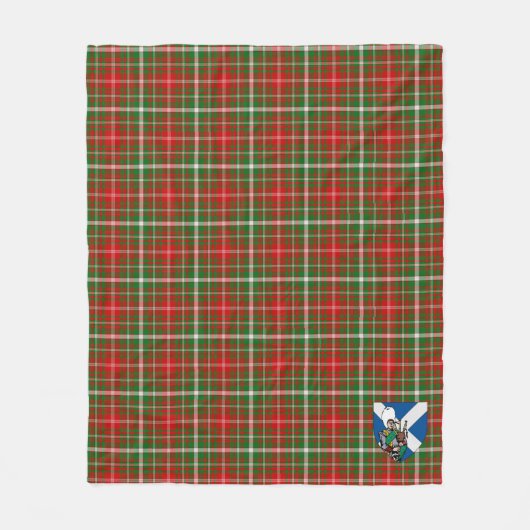 Scotts MacDougall von Lochcarron Tartan Kariert Fleecedecke (Vorderseite)