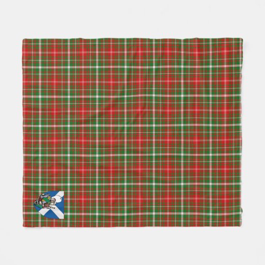 Scotts MacDougall von Lochcarron Tartan Kariert Fleecedecke (Vorderseite (Horizontal))