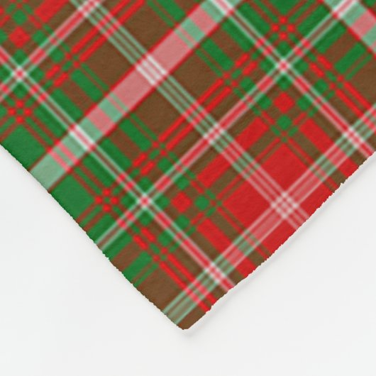 Scotts MacDougall von Lochcarron Tartan Kariert Fleecedecke (Ecke)
