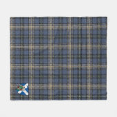 Scotts MacDowall Light Tartan Karo Fleecedecke (Vorderseite (Horizontal))