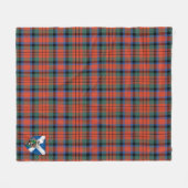 Scotts MacDuff Ancient Tartan Kariert Fleecedecke (Vorderseite (Horizontal))