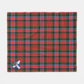 Scotts MacDuff Hunting Ancient Tartan Kariert Fleecedecke (Vorderseite (Horizontal))