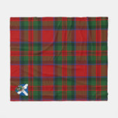 Scotts MacDuff Tartan Kariert Fleecedecke (Vorderseite (Horizontal))