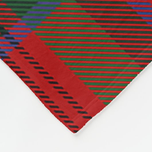 Scotts MacDuff Tartan Kariert Fleecedecke (Ecke)