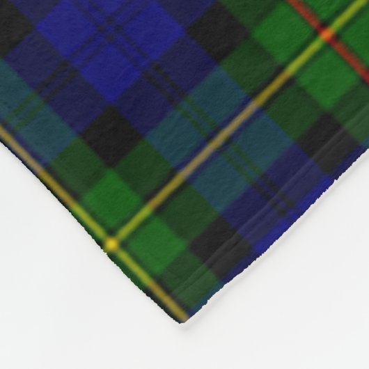 Scotts MacEwan Tartan Kariert Fleecedecke (Ecke)