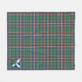 Scotts MacFarlane Hunting Modern Tartan Kariert Fleecedecke (Vorderseite (Horizontal))