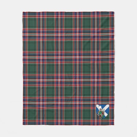 Scotts MacFarlane Jagen Ancient Tartan Kariert Fleecedecke (Vorderseite)