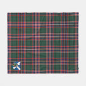Scotts MacFarlane Jagen Ancient Tartan Kariert Fleecedecke (Vorderseite (Horizontal))