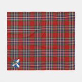 Scotts MacFarlane Tartan Kariert Fleecedecke (Vorderseite (Horizontal))