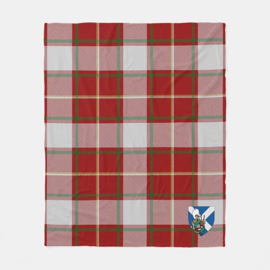 Scotts MacFie Tartan Kariert Fleecedecke (Vorderseite)