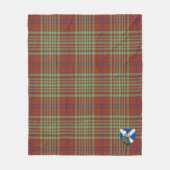 Scotts MacGillivray Hunting Ancient Tartan Kariert Fleecedecke (Vorderseite)
