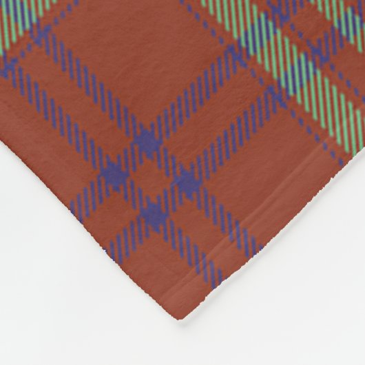 Scotts MacGillivray Hunting Ancient Tartan Kariert Fleecedecke (Ecke)