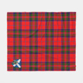 Scotts MacGillivray Modern Tartan Kariert Fleecedecke (Vorderseite (Horizontal))