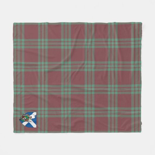 Scotts MacGregor Hunting Ancient Tartan Kariert Fleecedecke (Vorderseite (Horizontal))