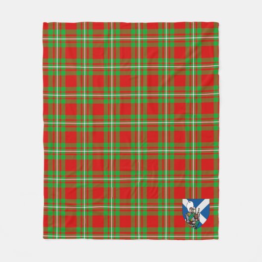 Scotts MacGregor Tartan Kariert Fleecedecke (Vorderseite)
