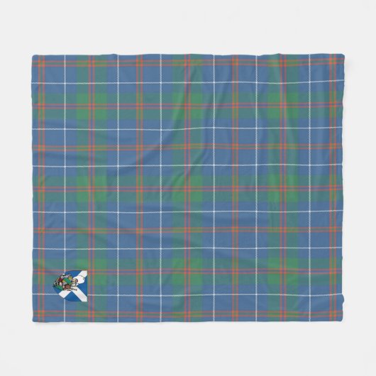 Scotts MacHardy Ancient Tartan Kariert Fleecedecke (Vorderseite (Horizontal))