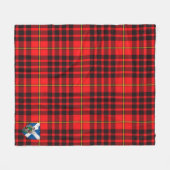 Scotts MacIan Tartan Kariert Fleecedecke (Vorderseite (Horizontal))